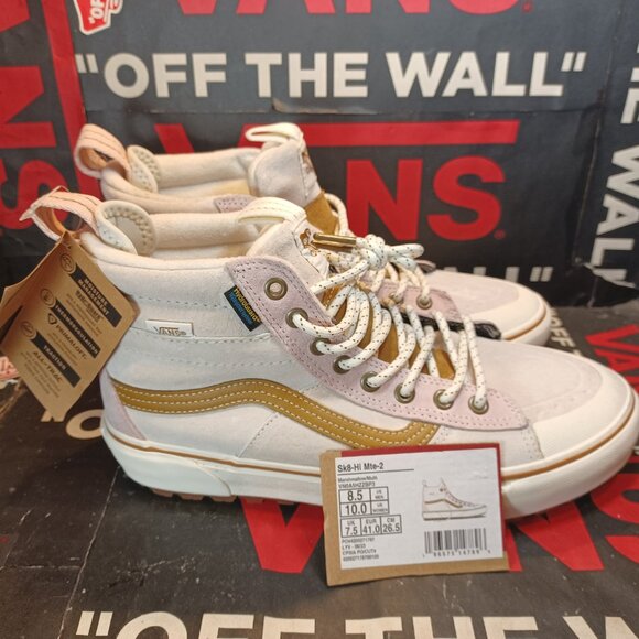 Vans Men\'s 8.5/Women\'s 10 Sk8-Hi MTE-2 Marshmallow/Multi High Top VN0A5HZZBP3 main image 10